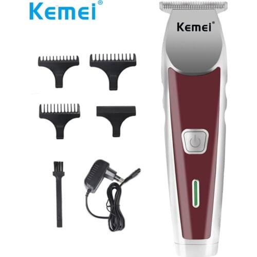 Kemei Hair Clippers for Men Electric Hair trimmer Cordless Beard Trimmer 0mm Men Barber Hair Cutting Machine Rechargable