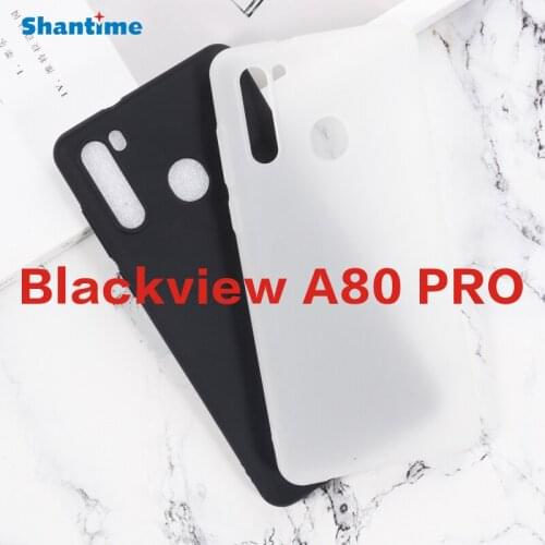 For Blackview A80 Pro A80 Plus Gel Pudding Silicone Phone Protective Back Shell For iGET Blackview GA80 Pro Soft TPU Case