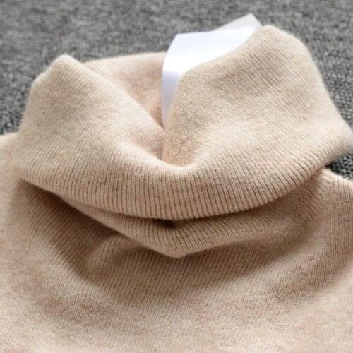 New womens sweater high collar 2019 autumn and winter new bottoming shirt thick short -sweatercashmere