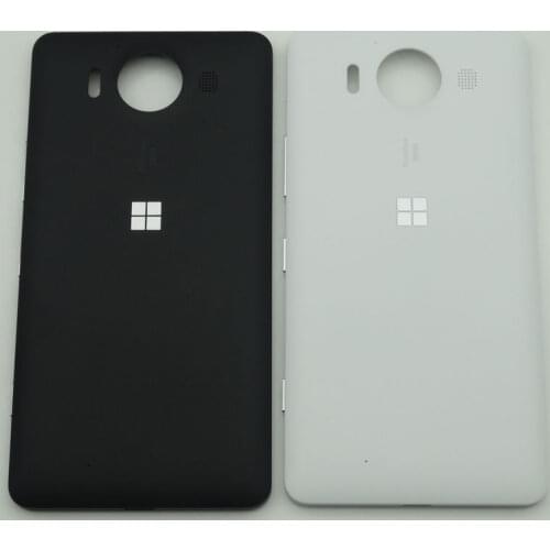 Original New Plastic Rear Housing For Nokia Microsoft Lumia 950 Housing Battery Cover Back Case Door With NFC+Side Buttons