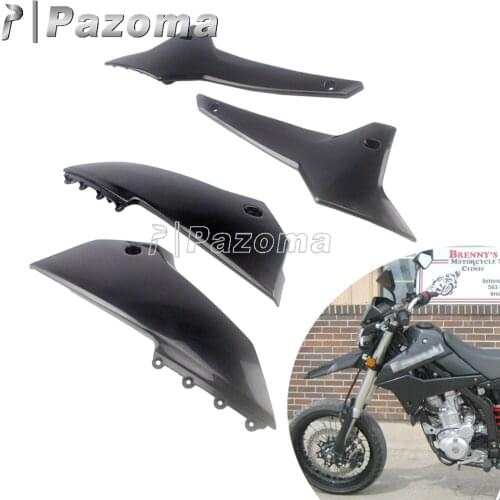 Pair Dirt Bike Oil Tank Covers Side Panels For Kawasaki KLX250 D-Tracker X 2008-2019 KLX250S KLX250SF Cowl Fairing Plastic