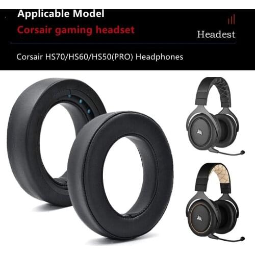Suitable for Corsair HS50 Pro HS60 Pro HS70 Pro Headphone Sleeve Earmuffs