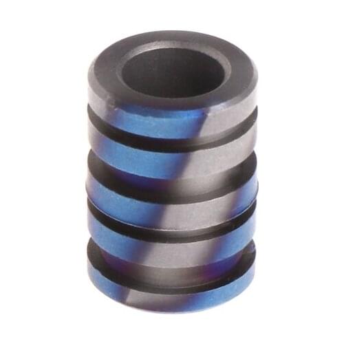 Large Outdoor EDC Titanium Alloy TC4 Knife Bead Lanyard Paracord Rope Pendant