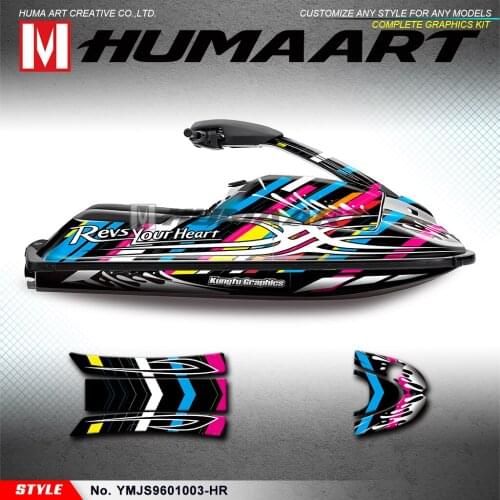 HUMAART Custom Graphics Vinyl Stickers for Watercraft PWC Super Jet Ski SJ 700 2002 2003 2004 2005 2006 2007 2008 2009 to 2015