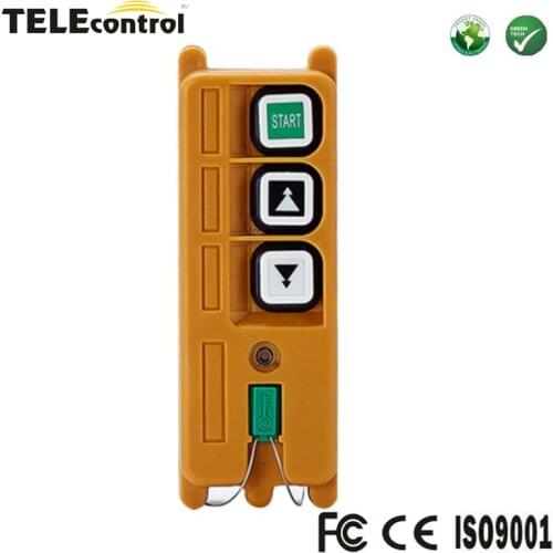 Telecontrol Telecrane compatible 2 channel dual double speed wireless F21-2D transmitter