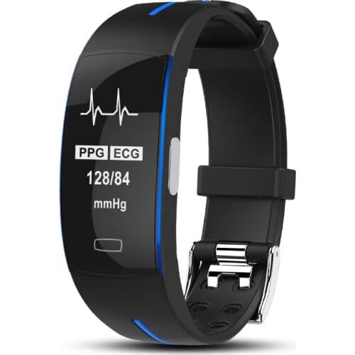 Ataliqi Smart Bracelet Blood Pressure ECG+PPG Sport Pedometer Heart Rate Tracker Wristband Activity Fitness Tracker Smartband