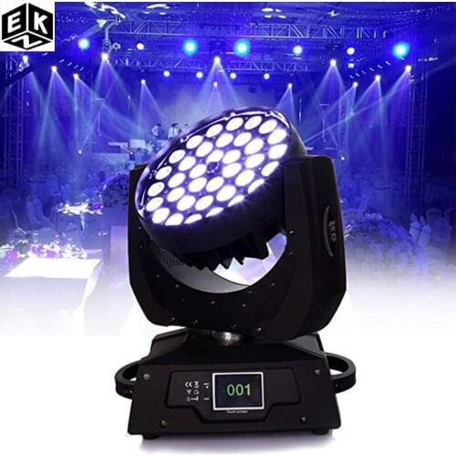LED Wash Zoom Moving Head Light Lyre 36x12W RGBW 36X18W RGBWA Stage Lighting DMX512 For DJ Disco Party Bar Lights Fast Shipping