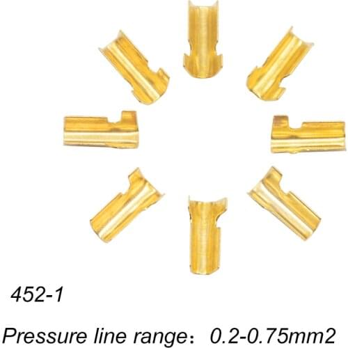 100pcs/lot 452-1/2 U-shaped terminal tab cold inserts connectors / terminal connector cable / wire cable lug,0.2-0.75mm2