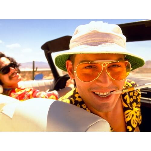 Fear and Loathing in Las Vegas Movie Johnny Depp Giant Silk Cloth Poster Art Bedroom Decoration