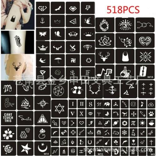 Vieruodis Temporary Tattoo Kits