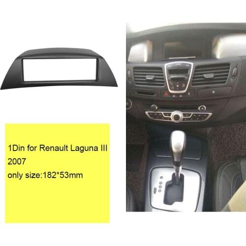 1 Din Fascia For RENAULT Laguna 2007+ CD Stereo Frame Panel Mounting Dash Installation Bezel Trim Kit