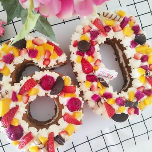 1set PET 0-8 Numbers Cake Mold Sets Cake Decorating Tools Confeitaria Maker DIY Birthday Cake Design Bakeware Pastry Tools