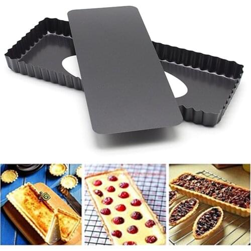 14inch Wavy Rectangle Non Stick Pie Toast Bread Maker Mould Cake Pan Baking Tool Sturdy Durable Non Stick Cooking Accessory