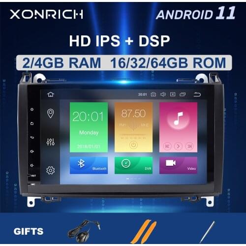 2 Din Android 8.1 Car DVD Player For Mercedes Sprinter Vito W639 Viano B200/B-class/2006-2014 W245 W169/B170/W209/GPS AutoRadio