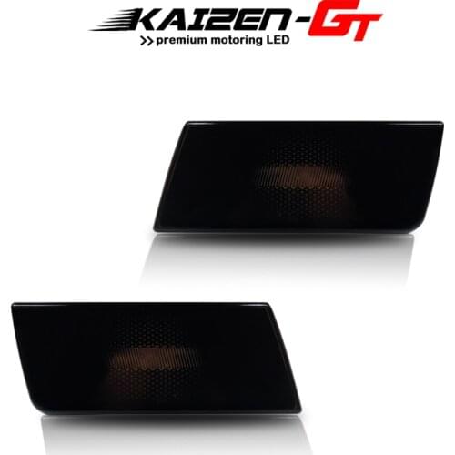 2PCS Smoked Black Lens Front Bumper Side Marker Light Shell Housings For 2005-2010 Chrysler 300, No Bulb/Socket Car Accessories