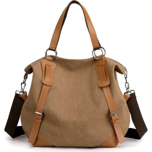 2021 Women Handbag Canvas Female Shoulder Bags Designer Womens Messenger Bags Ladies Casual Bags Clutch Purse Crossbody Purse