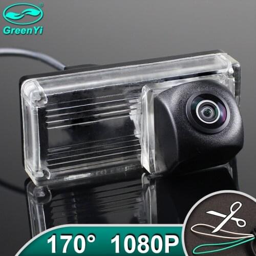GreenYi HD AHD 1080P 170 Degree Fisheye Lens Vehicle Rear View Camera For Toyota Land Cruiser LC 100 120 200 Prado Car