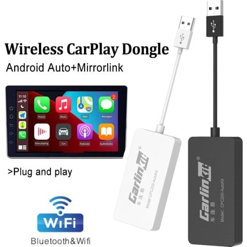 Carlinkit Wired & Wireless Carplay Android Auto Dongle Tablet Android Radio Screen Smartlink Mirrorlink iOS 14 Music Siri Video