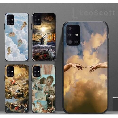 Renaissance angels Novelty Phone Case For Samsung A40 A31 A50 A51 A71 A20E A20S S8 S9 S10 S20 Plus note 20 ultra