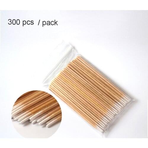 300pcs Wood Cotton Swab 7cm 10cm Wooden Handle Tattoo Makeup Health Medical Ear Jewelry Clean Sticks Buds Tip Cotton swabs