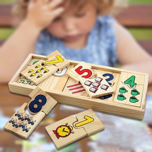 Children Math Early Educational Puzzle Jigsaw Toy Preschool Learning Game