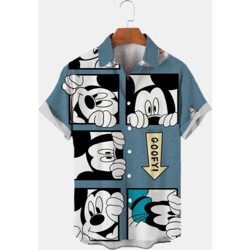 Мужские повседневные рубашки Disney China At AliExpress