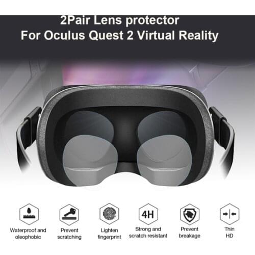For Oculus Quest 2 VR Glasses TPU Soft Film VR Lens Protector HD Film Anti-scratch Lens Protector For Oculus Quest 2