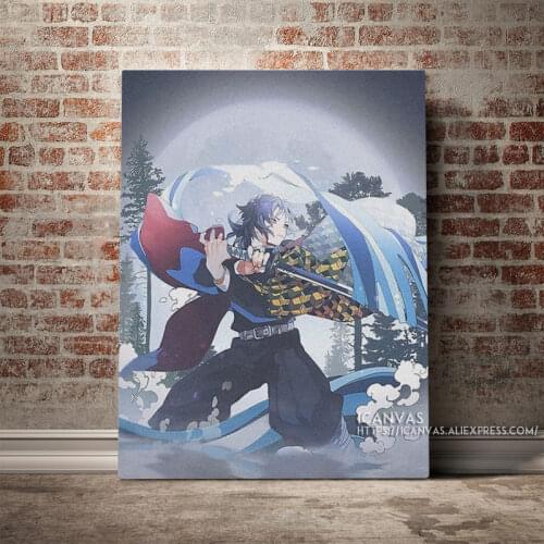 Tomioka Giyuu Real life art Decoration Prints Home Decor Canvas Living Kids Room Bedroom Painting Wall Art Studio Poster