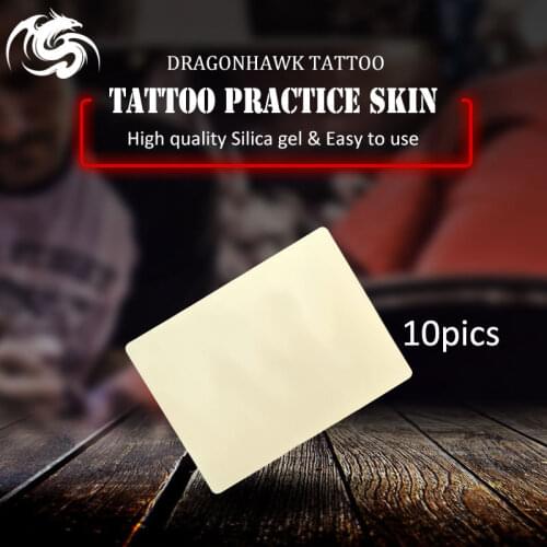 Tattoo Practice Skin Top Selling 10 PCS Blank For Beginner Tattoo Needle Machine Supply 8X6" skins