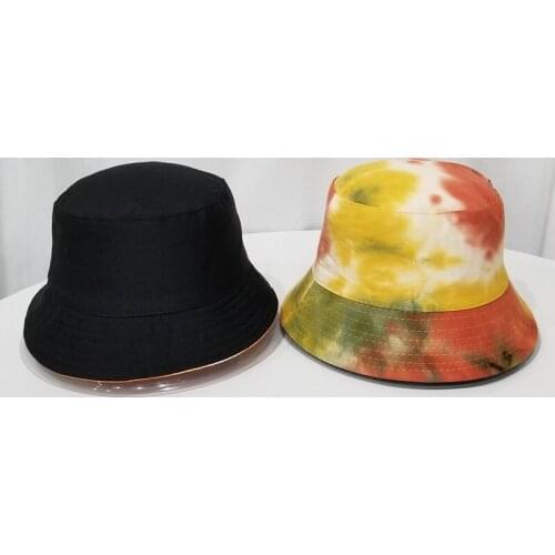 Colorful Fisherman Hat Men And Women Double-sided Spring And Summer Soft, Comfortable, Lightweight And Portable Sunbonnet