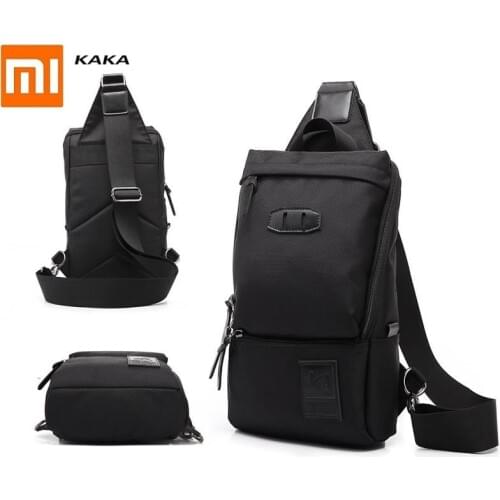 Xiaomi men multifunctional lightweight waterproof Oxford Chest bag Casual trend messenger bag Fashion shoulder bag outdoor bag