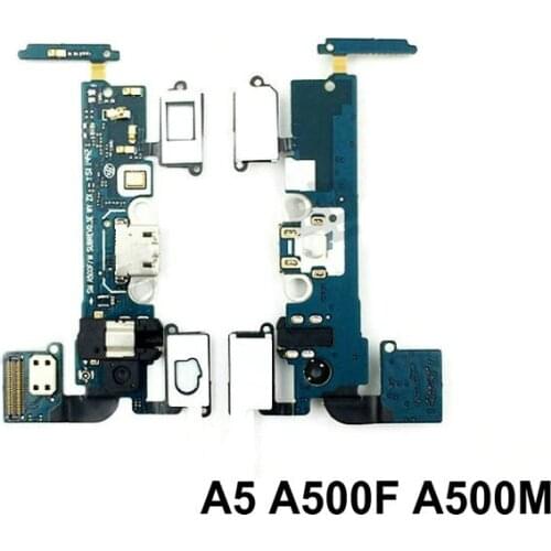 New Microphone Module+USB Charging Port Board Flex Cable Connector Parts For Samsung A5 A500F A500M / A5000 /A5 2016 A510F