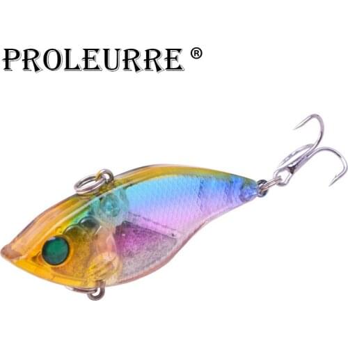 Proleurre 1pcs VIB Bait Lipless Sinking Fishing Lure All Depth Wobbler Pesca Artificial Professional Winter Ice Fishing Tackle