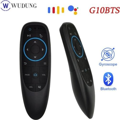 2021 G10BTS Air Mouse IR Learning Gyroscope Bluetooth 5.0 Wireless Infrared Remote control for X96 MAX PLUS android tv box