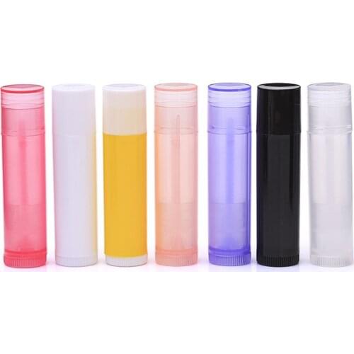 10Pcs 5ml Lip Gloss Tube Empty Cosmetic Organizer Lipstick Jars Balm Lip Gloss Tubes Container