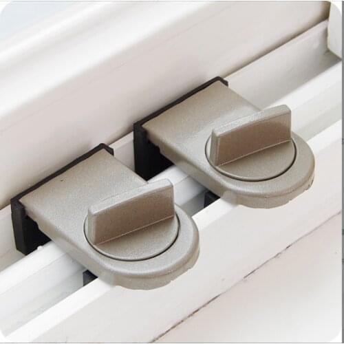 Locks on Windows adjustable security door latch Mobile window insurance lock anti-theft protection lock window stoppers