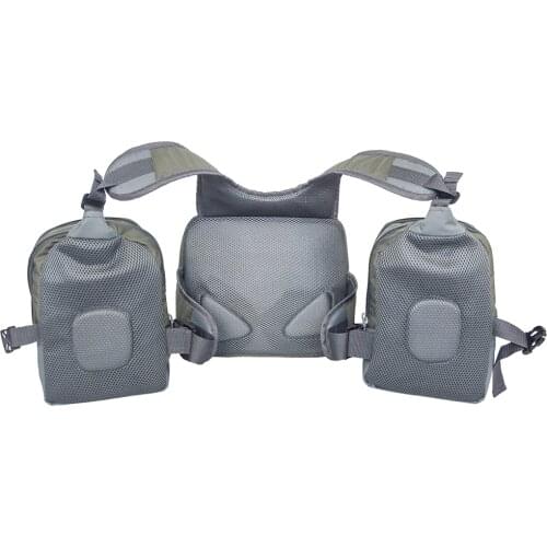 Outdoor Fishing Chest Pack Backpack for Fishing Multi-Pockets Fishing Bags Fly Fishing Vest Waistcoat