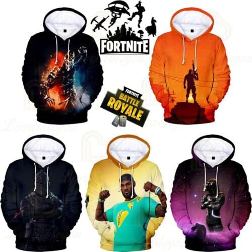 Women Hoodie Fortnite Victory Child Wear Battle Royale 3d Swearshirt Boys Girls Tops Kids Men Hero Hoodies Teen Clothes