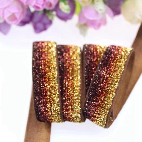 5/8" frosted glitter elastic B-531 for accessaries, 150yards/roll