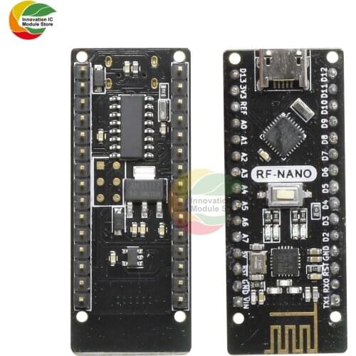 Ziqqucu BLE-Nano Arduino Nano V3.0 Mirco USB board integrated CH340G NRF24l01 wireless module ATmega328P microcontroller board