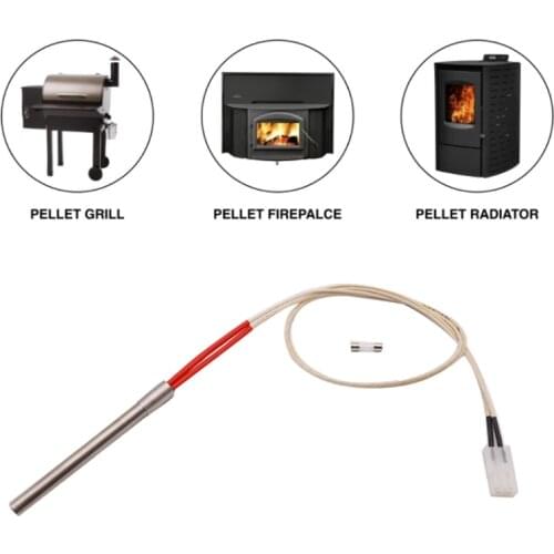 1 Pc 350W/200W 220V/110V Ignition Igniter Hot Rod Wood Pellet Stove 10*140/150/170mm M16*1.5 Thread Fireplace Grill