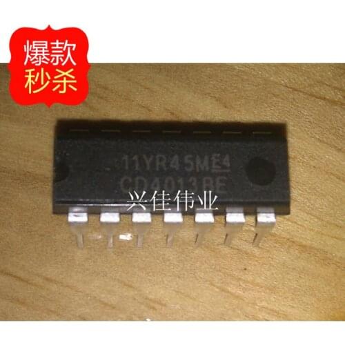 10PCS New CD4013 CD4013BE DIP-14 DIP-14 presets and reset flip / logic chips