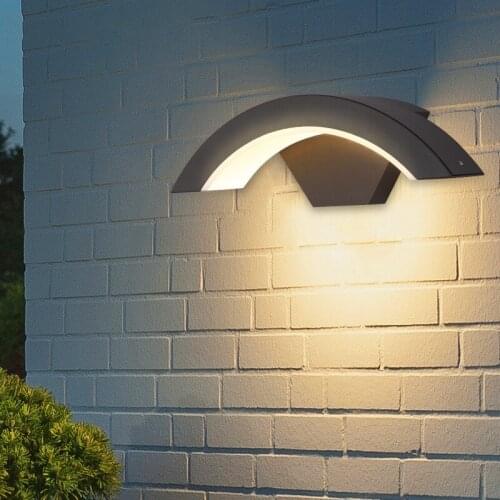 18w LED wall light modern indoor corridor wall lights fixture outdoor waterproof walkway front door garden porch WJ912