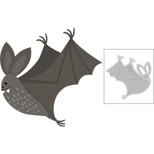 2020 New Halloween Metal Cutting Dies Animal Bat Wing and Die Cut Scrapbooking For Craft Card Paper Album Making no Stamps Sets