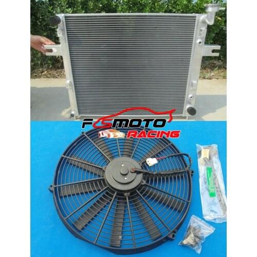 For JEEP GRAND CHEROKEE WJ/WG 4.7L V8 99 00 01 02 03 04 05 1999-2005 2000 2001 2002 2003 2004 2005 Aluminum Radiator + fan