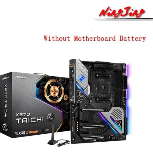 ASROCK X570 TAICHI ATX AMD X570 DDR4 4666+(OC) MHz,M.2,SATA 6Gbps,USB3.2,128G,best can support R9 CPU Socket AM4
