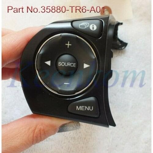 35880-TR6-A01 35880TR6A01 Car Steering Wheel Audio Control Button Switch for Honda Civic 1.8L 2013 2014 2015