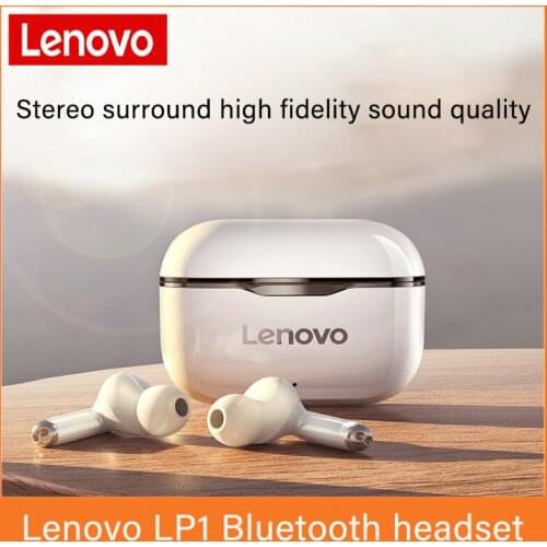 Lenovo Lp1 TWS wireless headset Bluetooth 5.0 sports waterproof sweat proof high fidelity stereo noise reduction headset