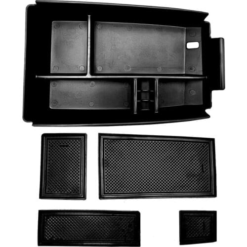 Center Console Organizer Tray for 2020 2021 ford Escape Car Armrest Storage Box with Non-Slip Mat Interior Accessories