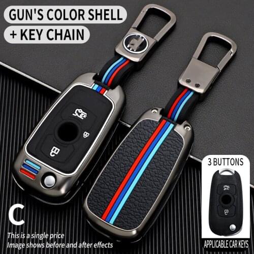 Car Key Cover For Opel Vauxhall Astra K Corsa E For VERANO ENCORE GX GL6 Flip Key Case Holder Cover Accessories Keychain